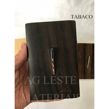 Conjunto Interruptor Duplo Paralelo + Tomada 20A - Novara Especiais Tabaco